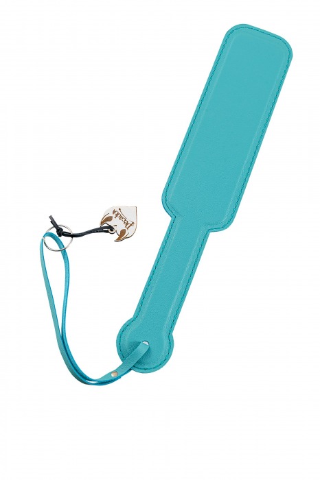 Голубой кожаный пэддл - 37 см. - Pecado - купить с доставкой во Владикавказе