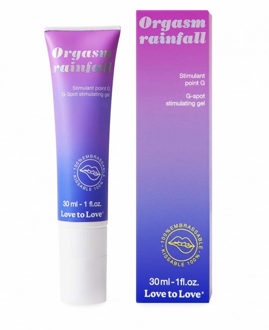 Гель для стимуляции G-точки зоны Orgasm Rainfall - 30 мл. - Love to Love - купить с доставкой во Владикавказе