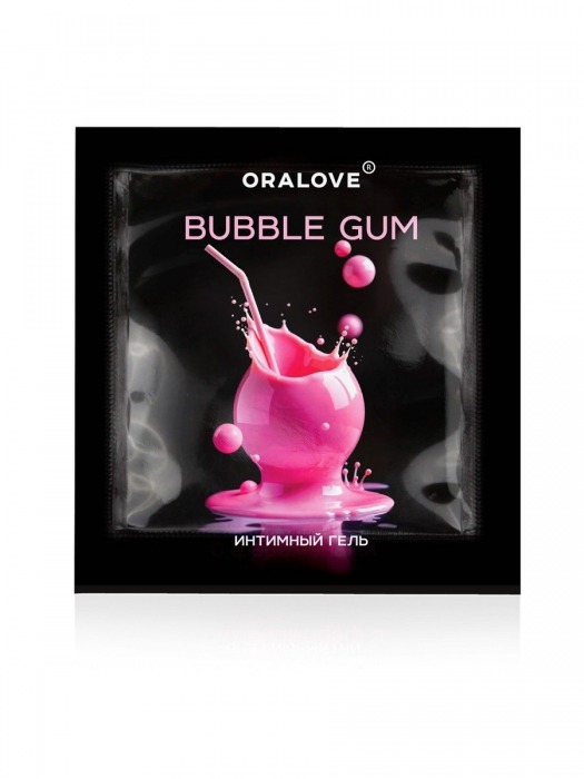Саше съедобной оральной смазки OraLove с ароматом бабл-гам - 3 гр. - Биоритм - купить с доставкой во Владикавказе