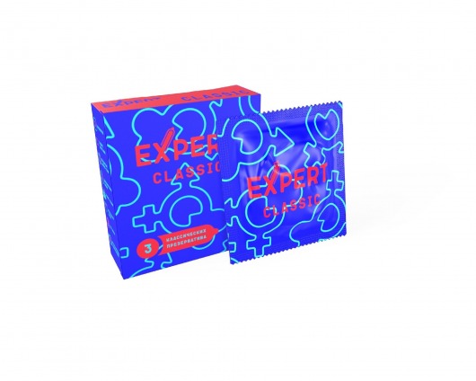 Классические презервативы Expert Classic - 3 шт. - Expert - купить с доставкой во Владикавказе