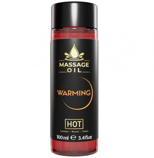 Массажное масло с согревающим эффектом Massage Oil Warming - 100 мл. - HOT - купить с доставкой во Владикавказе