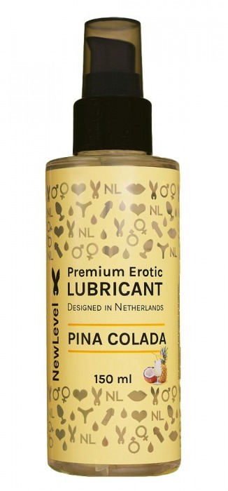 Ароматизированный лубрикант на водной основе NewLevel Pina Colada - 150 мл. - NewLevel - купить с доставкой во Владикавказе