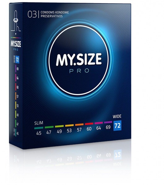 Презервативы MY.SIZE размер 72 - 3 шт. - My.Size - купить с доставкой во Владикавказе