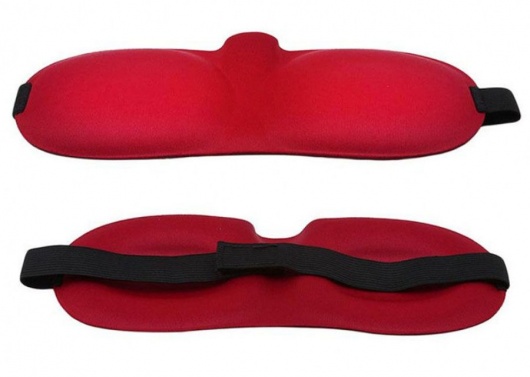 Красная глухая маска на резинке - Sitabella - купить с доставкой во Владикавказе