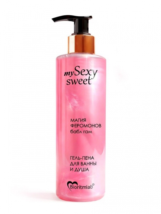Гель-пена для ванны и душа Sexy Sweet с феромонами и ароматом бабл-гам - 200 мл. -  - Магазин феромонов во Владикавказе