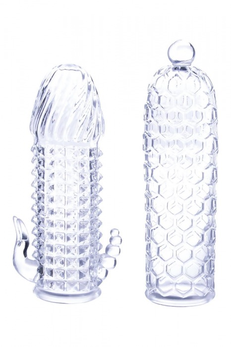 Набор из 2 прозрачных насадок на член Seductive Tickler Sleeves Set - NMC - во Владикавказе купить с доставкой