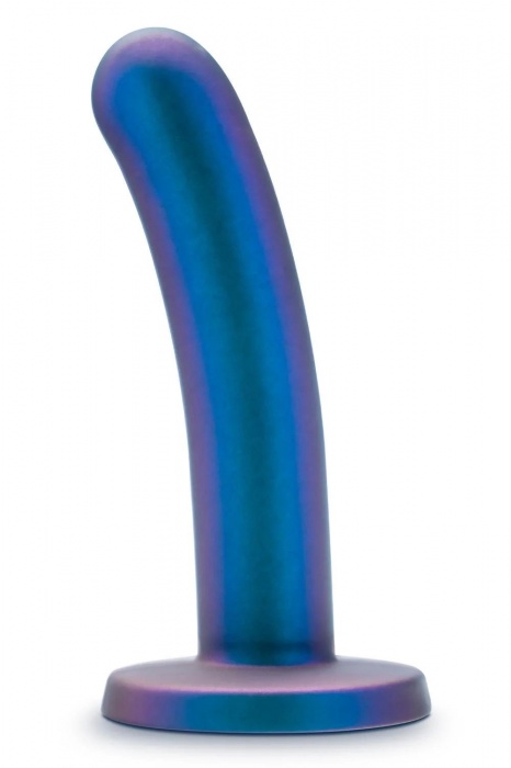 Синяя насадка с гладкой поверхностью Surrender 5.75 Inch Intermediate Pegging Dildo - 14,6 см. - Blush Novelties - купить с доставкой во Владикавказе