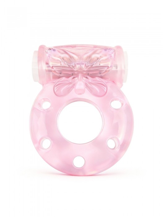 Розовое эрекционное виброкольцо с бабочкой - 1137 - во Владикавказе купить с доставкой