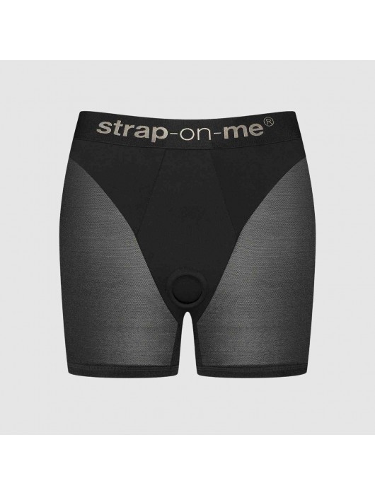 Трусики-шорты для фиксации насадок Strap-on-me Harness Lingerie Halo - size S - Strap-on-me - купить с доставкой во Владикавказе