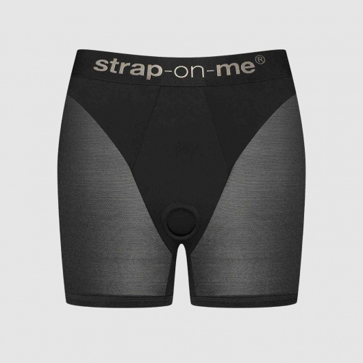 Трусики-шорты для фиксации насадок Strap-on-me Harness Lingerie Halo - size L - Strap-on-me - купить с доставкой во Владикавказе