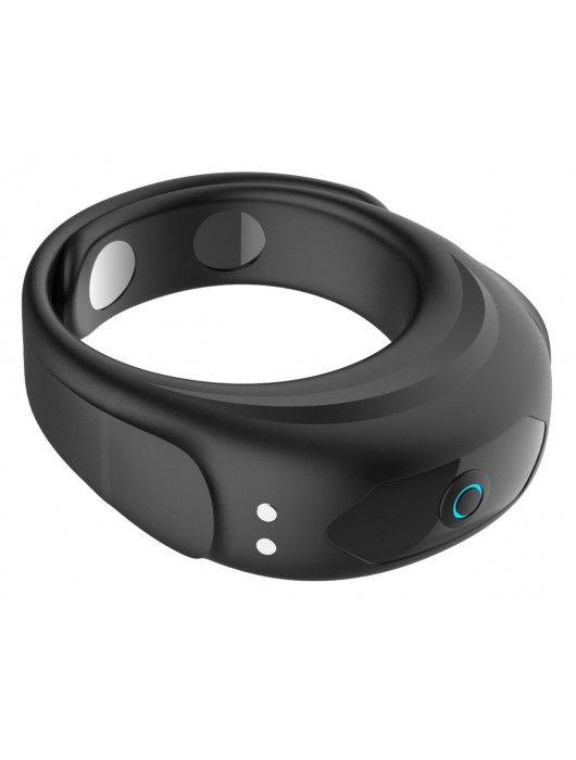 Черное эрекционное виброкольцо на ремешках - Boys of Toys - во Владикавказе купить с доставкой