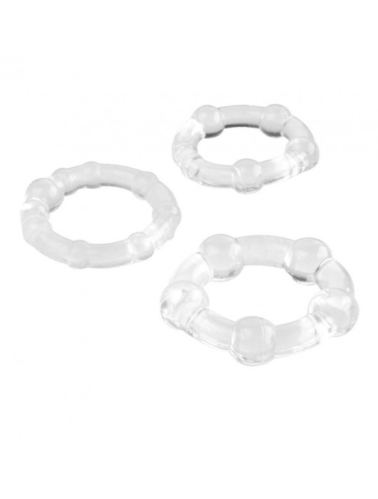 Набор из 3 эрекционных прозрачных колец - Boys of Toys - во Владикавказе купить с доставкой