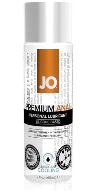Анальный охлаждающий лубрикант на силиконовой основе JO PREMIUM ANAL COOLING - 60 мл. - System JO - купить с доставкой во Владикавказе