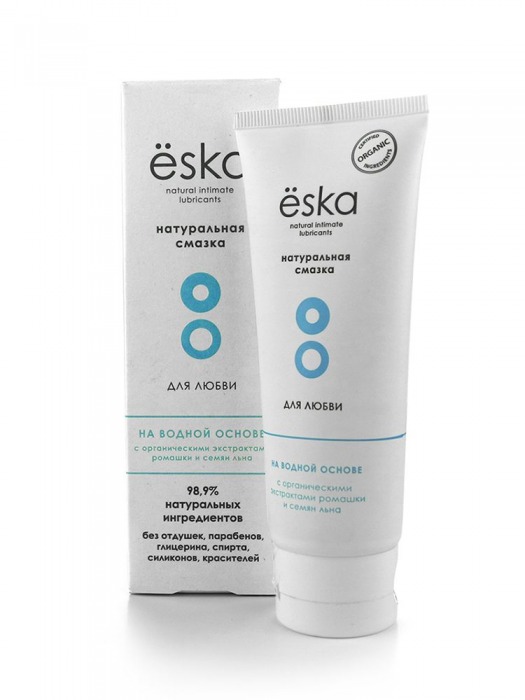 Натуральный лубрикант на водной основе Ёska - 75 мл. - Eska - купить с доставкой во Владикавказе