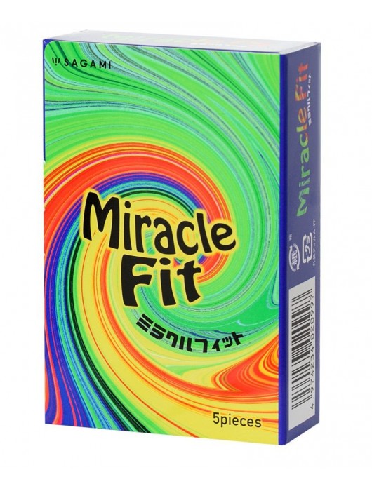 Презервативы Sagami Xtreme Miracle Fit - 5 шт. - Sagami - купить с доставкой во Владикавказе