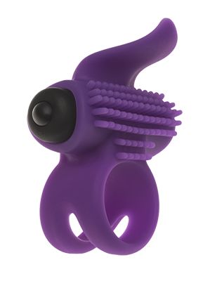 Эрекционное кольцо с подхватом мошонки и стимуляцией клитора Bullet Lastic Ring - Adrien Lastic - во Владикавказе купить с доставкой