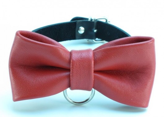 Эффектный ошейник с бабочкой - БДСМ Арсенал - купить с доставкой во Владикавказе