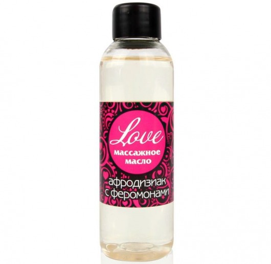 Массажное масло с феромонами Love - 75 мл. - Биоритм - купить с доставкой во Владикавказе