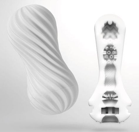 Мастурбатор FLEX Silky White с мягким рельефом - Tenga - во Владикавказе купить с доставкой