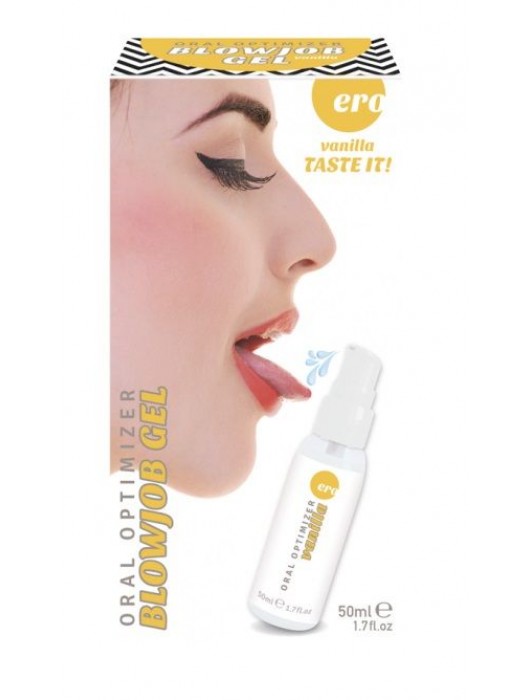 Увлажняющий гель для орального секса с ароматом ванили - 50 мл. - Ero - купить с доставкой во Владикавказе