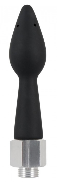 Чёрная анальная насадка для душа Anal Douche Rear Splash - Orion - купить с доставкой во Владикавказе