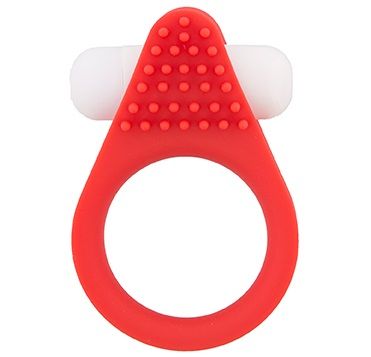 Красное эрекционное кольцо LIT-UP SILICONE STIMU RING 1 RED - Dream Toys - во Владикавказе купить с доставкой