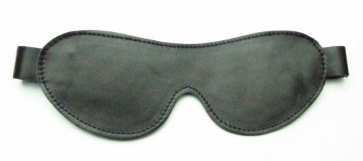 Маска на глаза из гладкой кожи - БДСМ Арсенал - купить с доставкой во Владикавказе