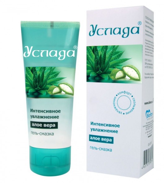 Гель-лубрикант  Услада  с алое вера - 60 гр. - Биоритм - купить с доставкой во Владикавказе