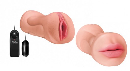 Двусторонний мастурбатор с вибропулей Satisfaction Babylicious - Lola Games - во Владикавказе купить с доставкой