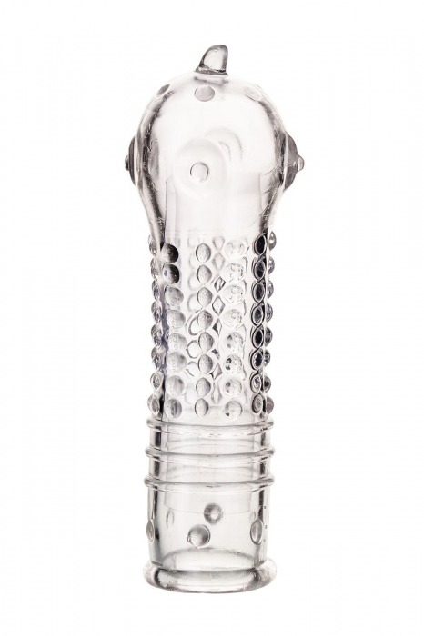 Прозрачная закрытая насадка на пенис TOYFA A-Toys - 14,7 см. - A-toys - во Владикавказе купить с доставкой