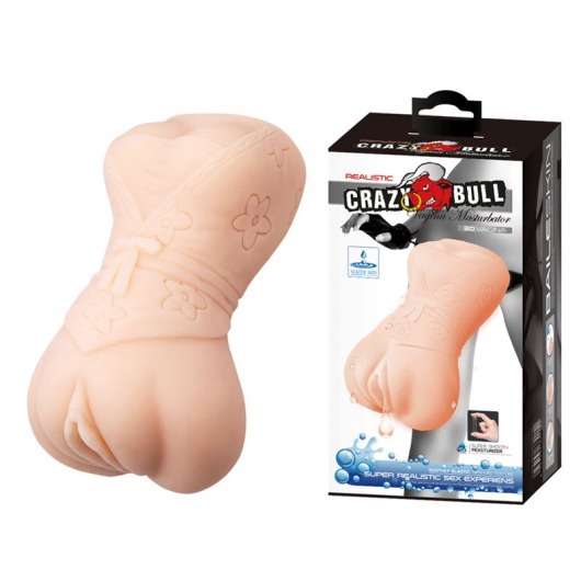 Мастурбатор-вагина с эффектом смазки в виде женской фигурки - Baile - во Владикавказе купить с доставкой