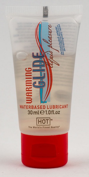 Смазка на водной основе Warming Glide с согревающим эффектом, 30 мл. - HOT - купить с доставкой во Владикавказе