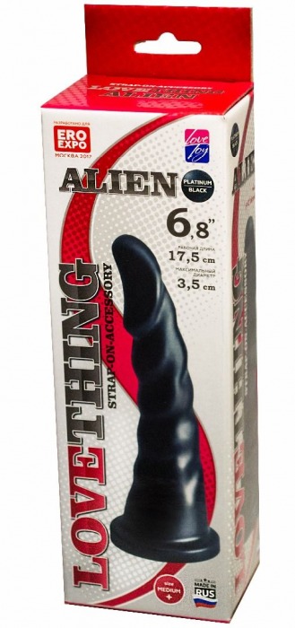 Насадка для трусиков харнесс Alien - 17,5 см. - LOVETOY (А-Полимер) - купить с доставкой во Владикавказе