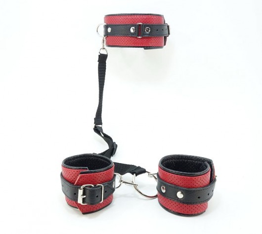 Кожаный БДСМ-набор - БДСМ Арсенал - купить с доставкой во Владикавказе