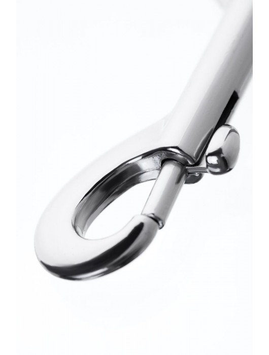 Серебристый двухсторонний карабин TOYFA Metal - ToyFa - купить с доставкой во Владикавказе