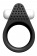 Чёрное эрекционное кольцо LIT-UP SILICONE STIMU RING 1 BLACK - Dream Toys - во Владикавказе купить с доставкой Чёрное эрекционное кольцо LIT-UP SILICONE STIMU RING 1 BLACK - Dream Toys - во Владикавказе купить с доставкой